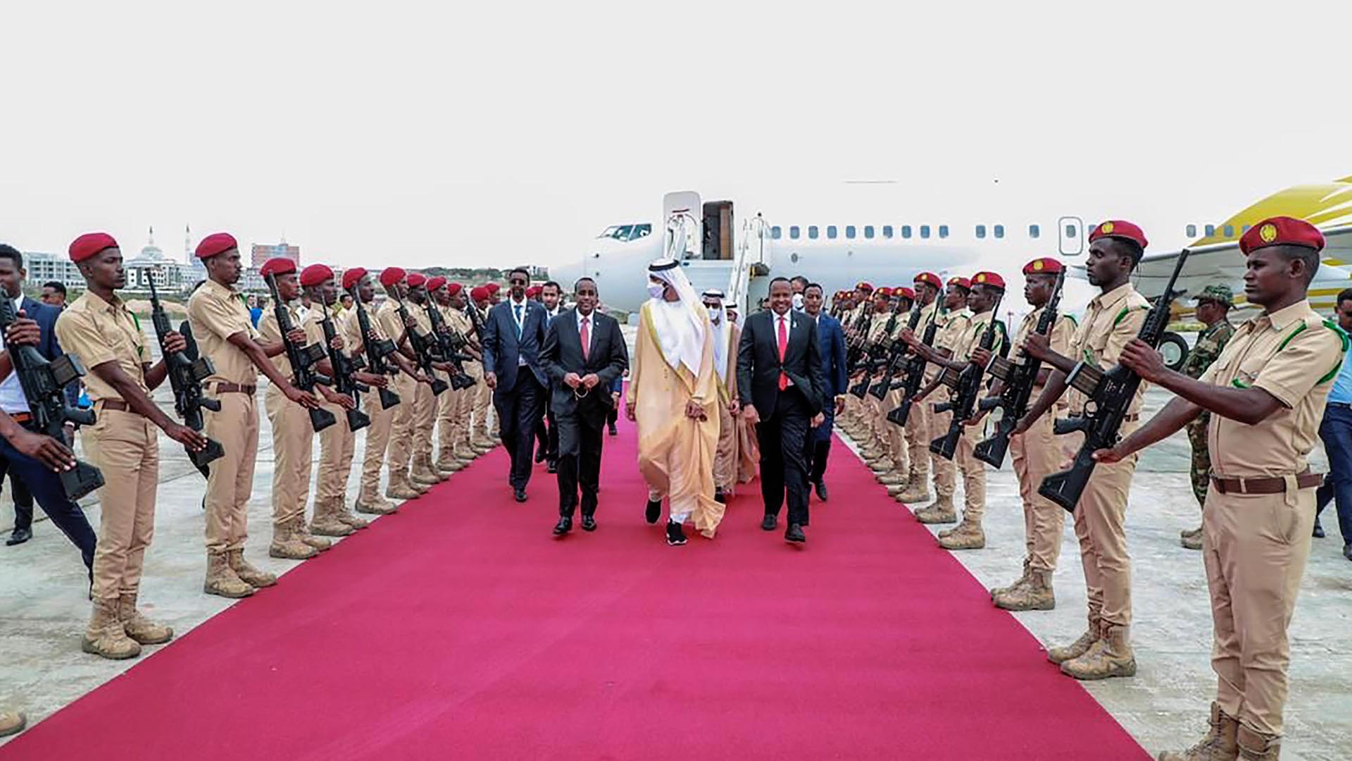 Sheikh Shakhboot participates in Somali presidential inauguration ceremony