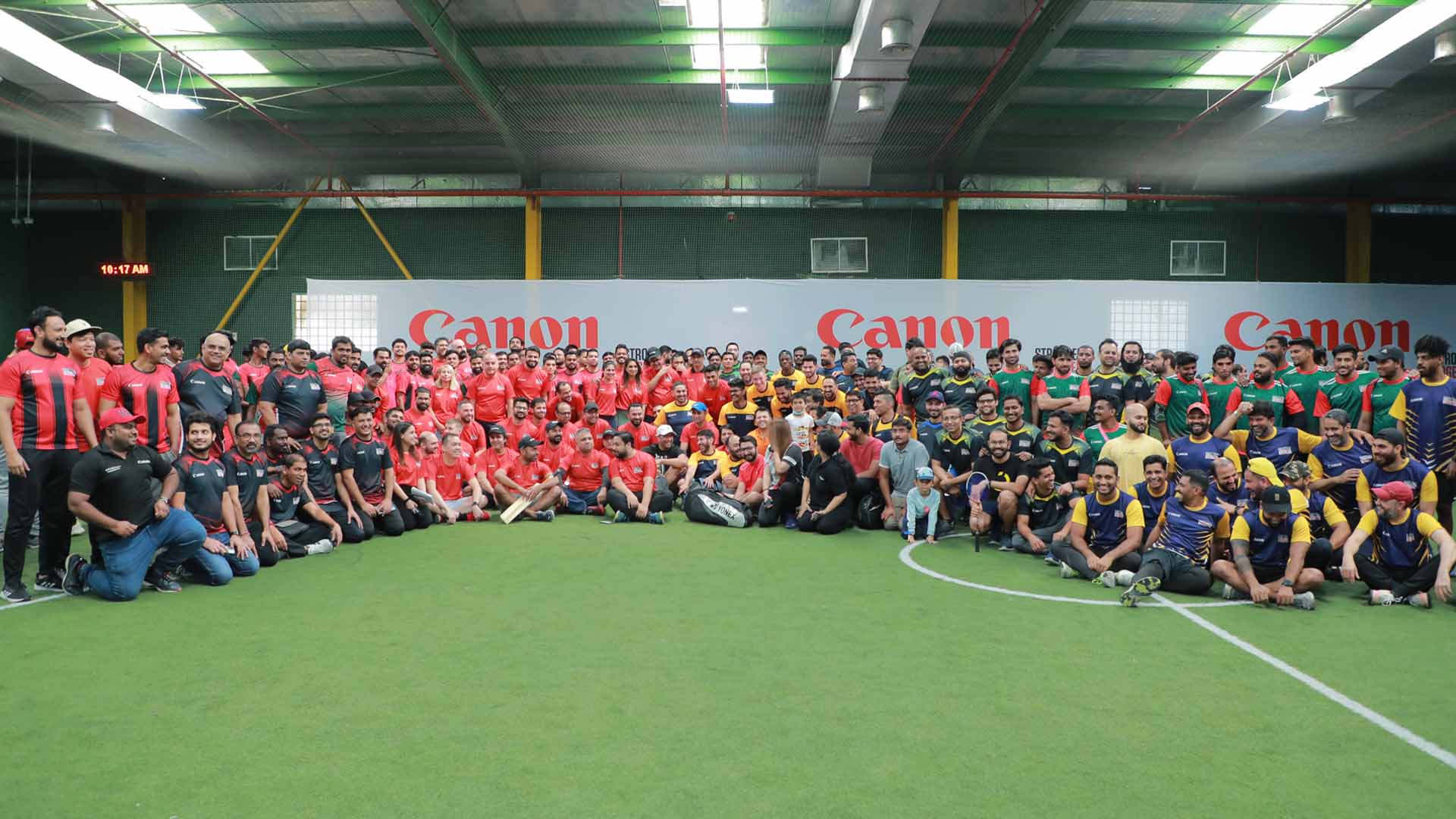 Canon organizes a sports event with partners in the spirit of cooperation