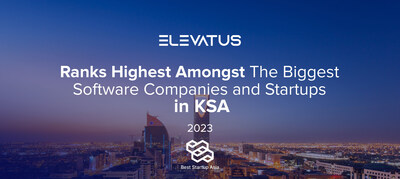 Elevatus Ranks Highest Amongst The Biggest Software Companies and Startups in KSA